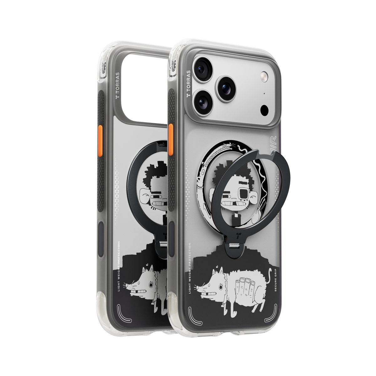 Torras iPhone 17 Pro Max Kuori Ostand Q3 Air Gawx Dawnbreak Guard