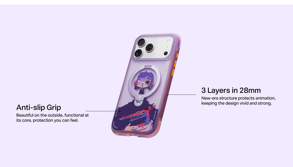 Torras iPhone 17 Pro Max Kuori Ostand Q3 Air Gawx Dawnbreak Guard