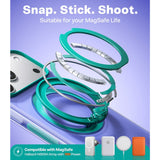 Torras iPhone 17 Pro Kuori Ostand O3 Hue Indigo Blue