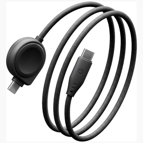 Energea Flow Duo 2-in-1 USB-C-latauskaapeli Samsung Galaxy Watch -laturilla 1,5 m