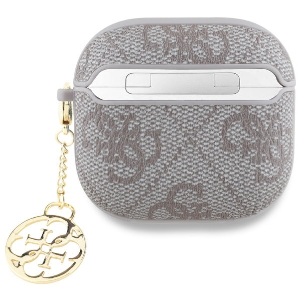 Guess AirPods 4 Kuori 4G Charm Vaaleanpunainen