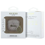 Guess AirPods 4 Kuori 4G Charm Vaaleanpunainen