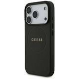 Guess iPhone 17 Pro/iPhone 18 Pro Kuori Grained Musta