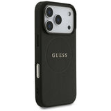 Guess iPhone 17 Pro/iPhone 18 Pro Kuori Grained Musta