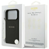 Guess iPhone 17 Pro/iPhone 18 Pro Kuori Grained Musta