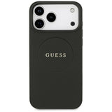 Guess iPhone 17 Pro Max/iPhone 18 Pro Max Kuori Grained Musta