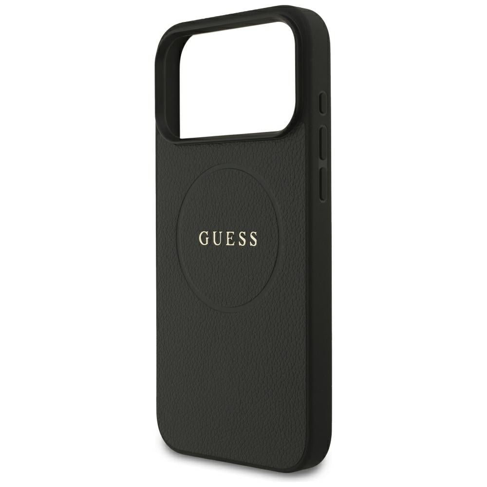 Guess iPhone 17 Pro Max/iPhone 18 Pro Max Kuori Grained Musta