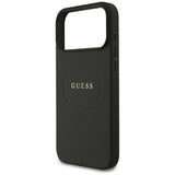 Guess iPhone 17 Pro Max/iPhone 18 Pro Max Kuori Grained Musta