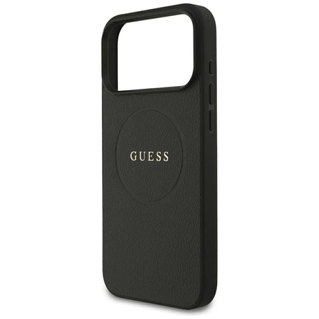 Guess iPhone 17 Pro Max/iPhone 18 Pro Max Kuori Grained Musta