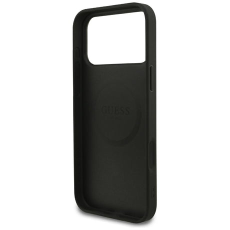 Guess iPhone 17 Pro Max/iPhone 18 Pro Max Kuori Grained Musta