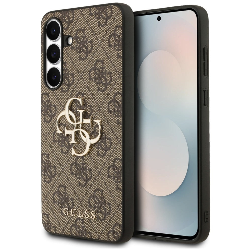 Guess Samsung Galaxy S25 FE Kuoret 4G Metal Logo Ruskea