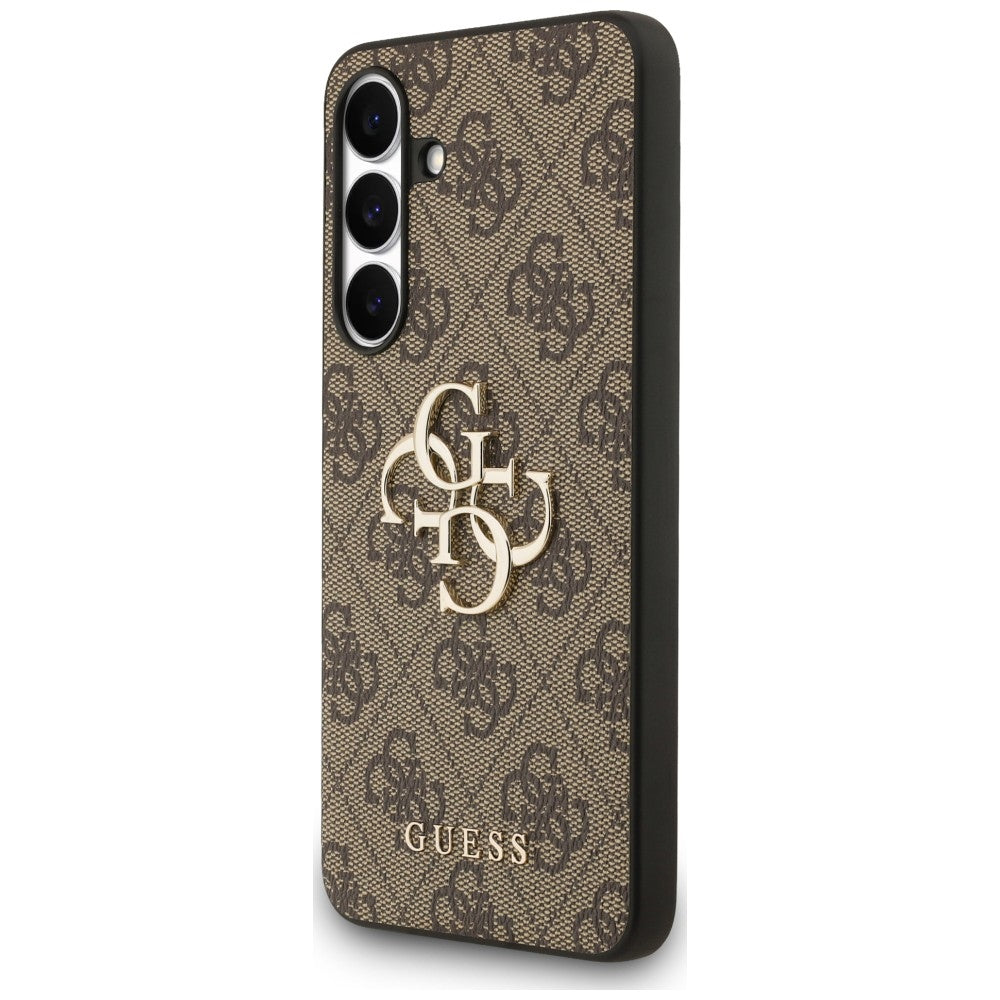 Guess Samsung Galaxy S25 FE Kuoret 4G Metal Logo Ruskea