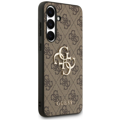 Guess Samsung Galaxy S25 FE Kuoret 4G Metal Logo Ruskea