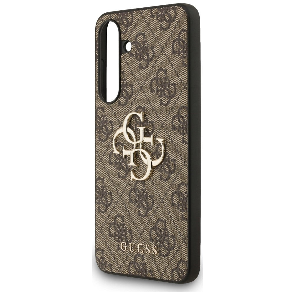 Guess Samsung Galaxy S25 FE Kuoret 4G Metal Logo Ruskea