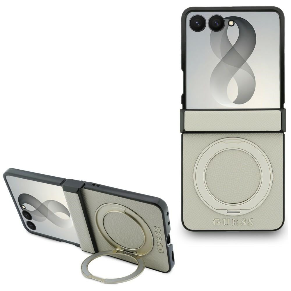 Guess Samsung Galaxy Z Flip 8 Kuori Ring Stand MagSafe Kulta