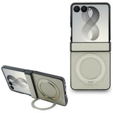 Guess Samsung Galaxy Z Flip 8 Kuori Ring Stand MagSafe Kulta