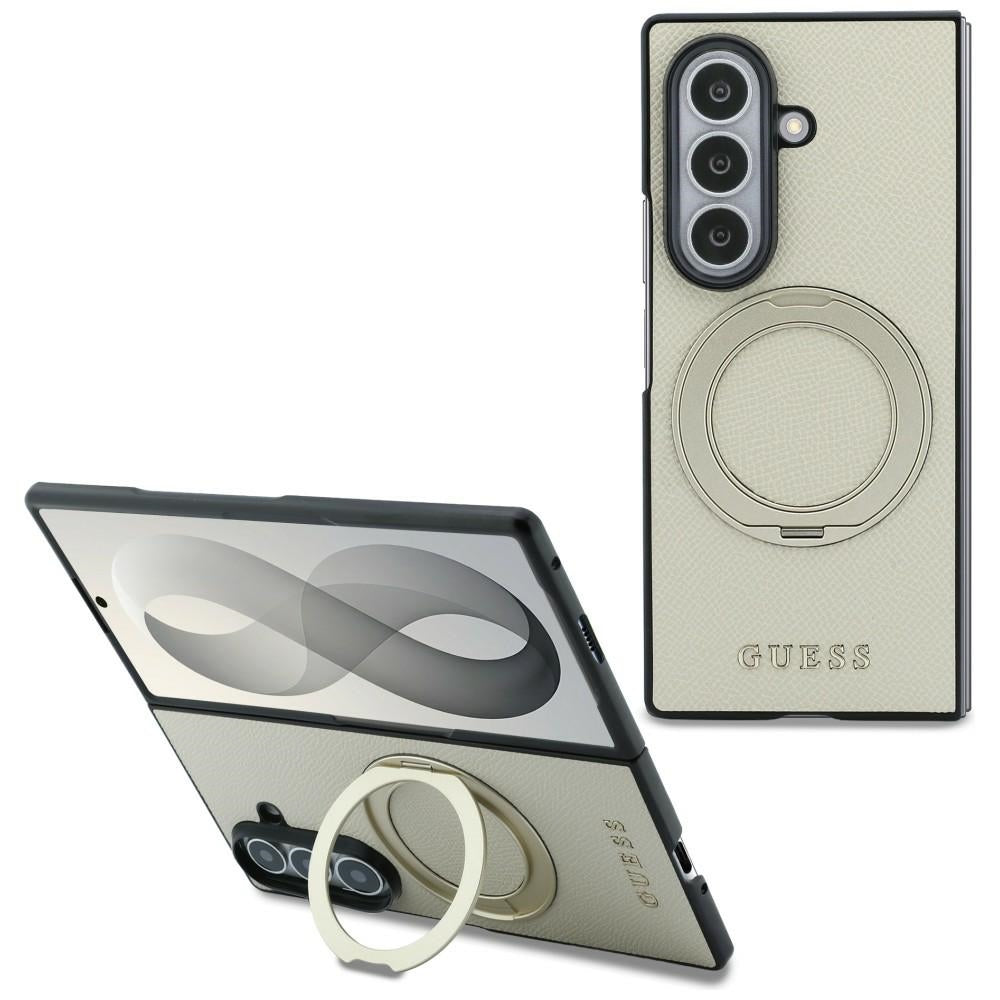 Guess Samsung Galaxy Z Fold 8 Ultra Kuori Ring Stand MagSafe Kulta