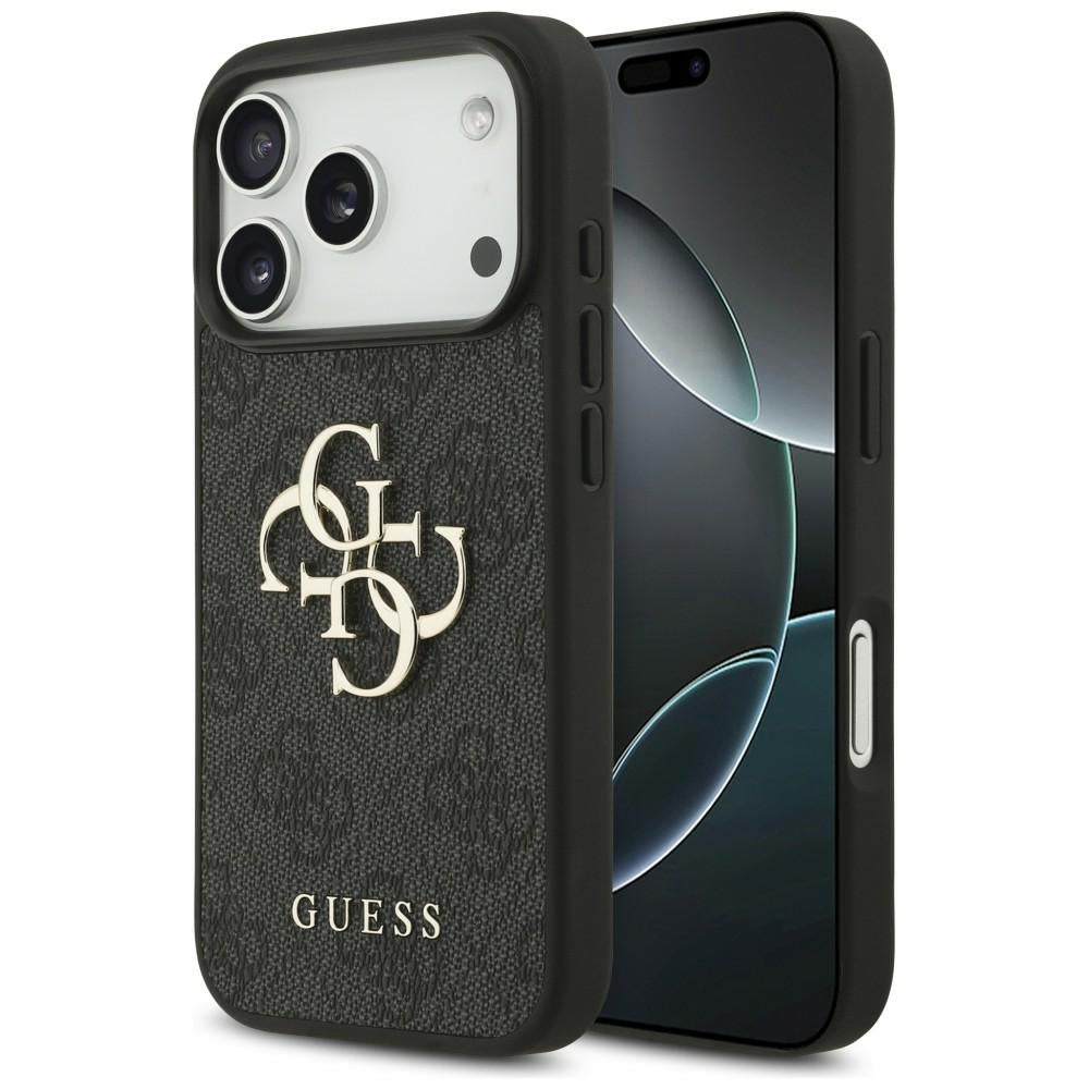 Guess iPhone 17 Pro/iPhone 18 Pro Kuori 4G Big Logo Musta