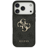 Guess iPhone 17 Pro/iPhone 18 Pro Kuori 4G Big Logo Musta
