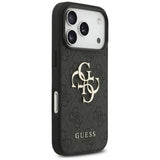 Guess iPhone 17 Pro/iPhone 18 Pro Kuori 4G Big Logo Musta