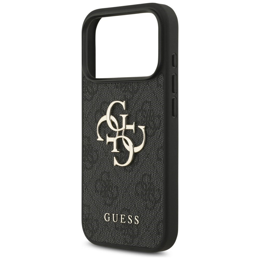 Guess iPhone 17 Pro/iPhone 18 Pro Kuori 4G Big Logo Musta