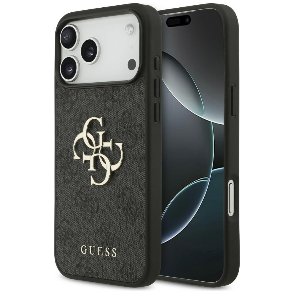 Guess iPhone 17 Pro Max/iPhone 18 Pro Max Kuori 4G Big Logo Musta