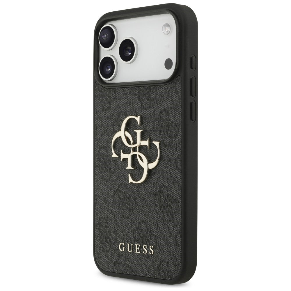 Guess iPhone 17 Pro Max/iPhone 18 Pro Max Kuori 4G Big Logo Musta