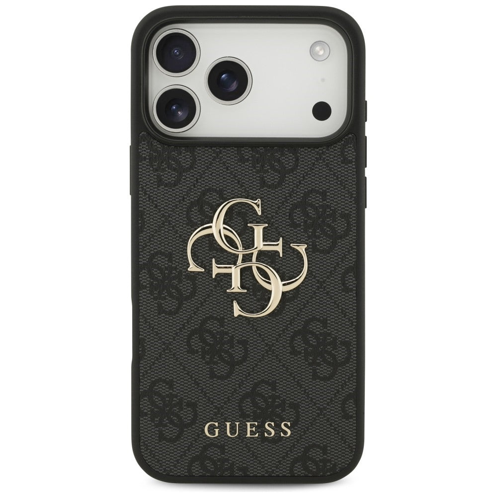Guess iPhone 17 Pro Max/iPhone 18 Pro Max Kuori 4G Big Logo Musta