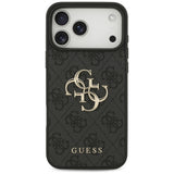 Guess iPhone 17 Pro Max/iPhone 18 Pro Max Kuori 4G Big Logo Musta