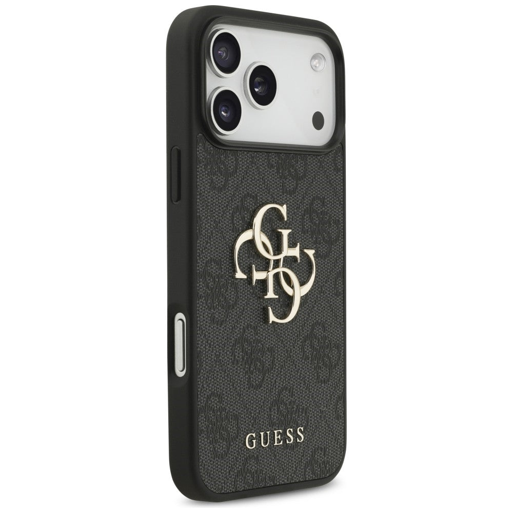 Guess iPhone 17 Pro Max/iPhone 18 Pro Max Kuori 4G Big Logo Musta