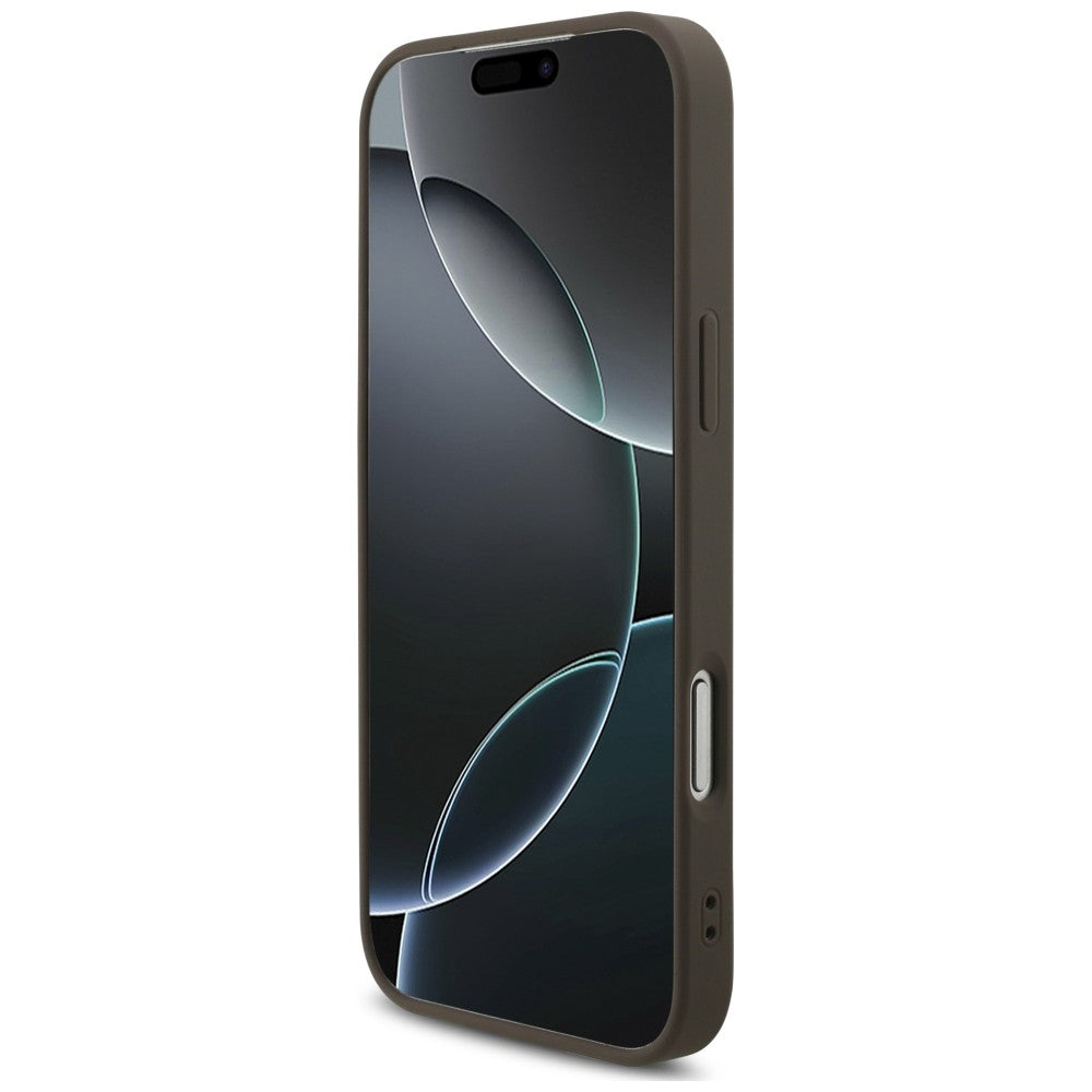 Guess iPhone 17 Pro/iPhone 18 Pro Kuori 4G Big Logo Ruskea