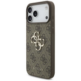 Guess iPhone 17 Pro Max/iPhone 18 Pro Max Kuori 4G Big Logo Ruskea