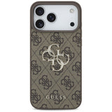 Guess iPhone 17 Pro Max/iPhone 18 Pro Max Kuori 4G Big Logo Ruskea