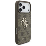 Guess iPhone 17 Pro Max/iPhone 18 Pro Max Kuori 4G Big Logo Ruskea