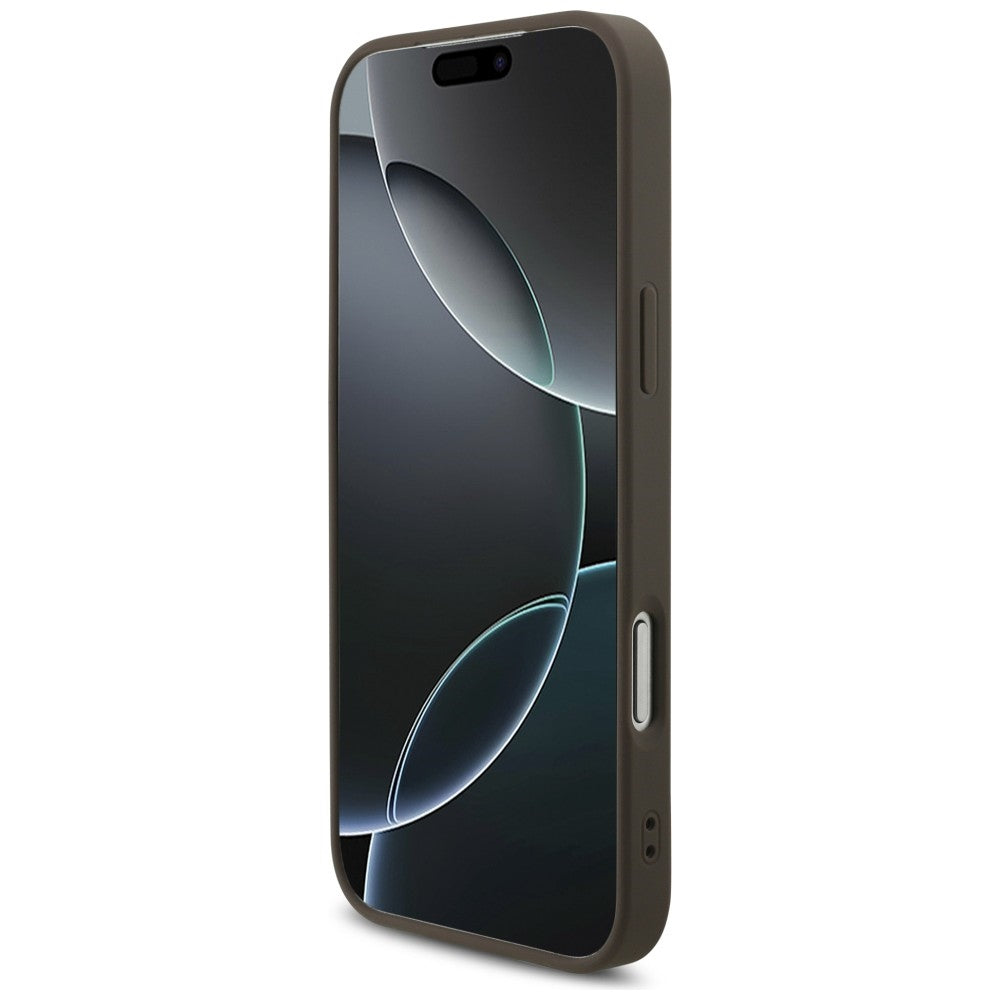 Guess iPhone 17 Pro Max/iPhone 18 Pro Max Kuori 4G Big Logo Ruskea
