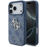 Guess iPhone 17 Pro/iPhone 18 Pro Kuori 4G Big Logo Sininen