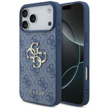 Guess iPhone 17 Pro Max/iPhone 18 Pro Max Kuori 4G Big Logo Sininen
