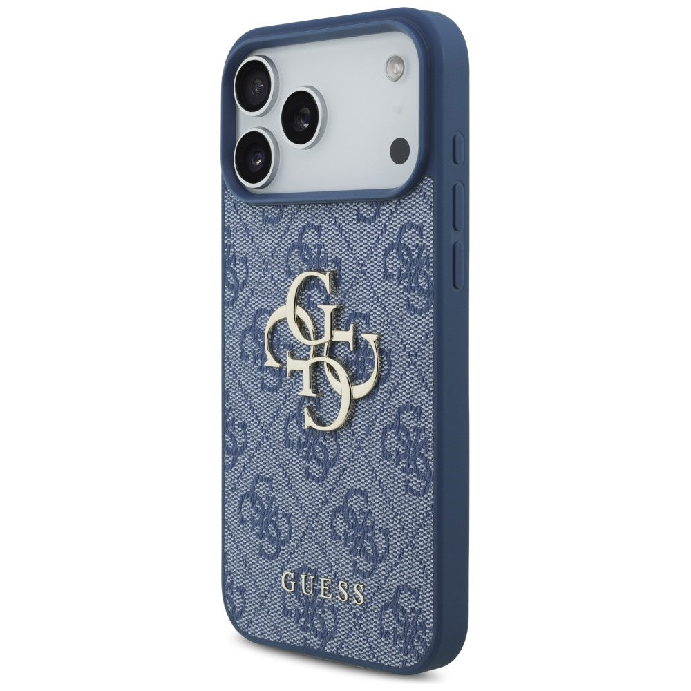 Guess iPhone 17 Pro Max/iPhone 18 Pro Max Kuori 4G Big Logo Sininen