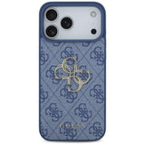 Guess iPhone 17 Pro Max/iPhone 18 Pro Max Kuori 4G Big Logo Sininen