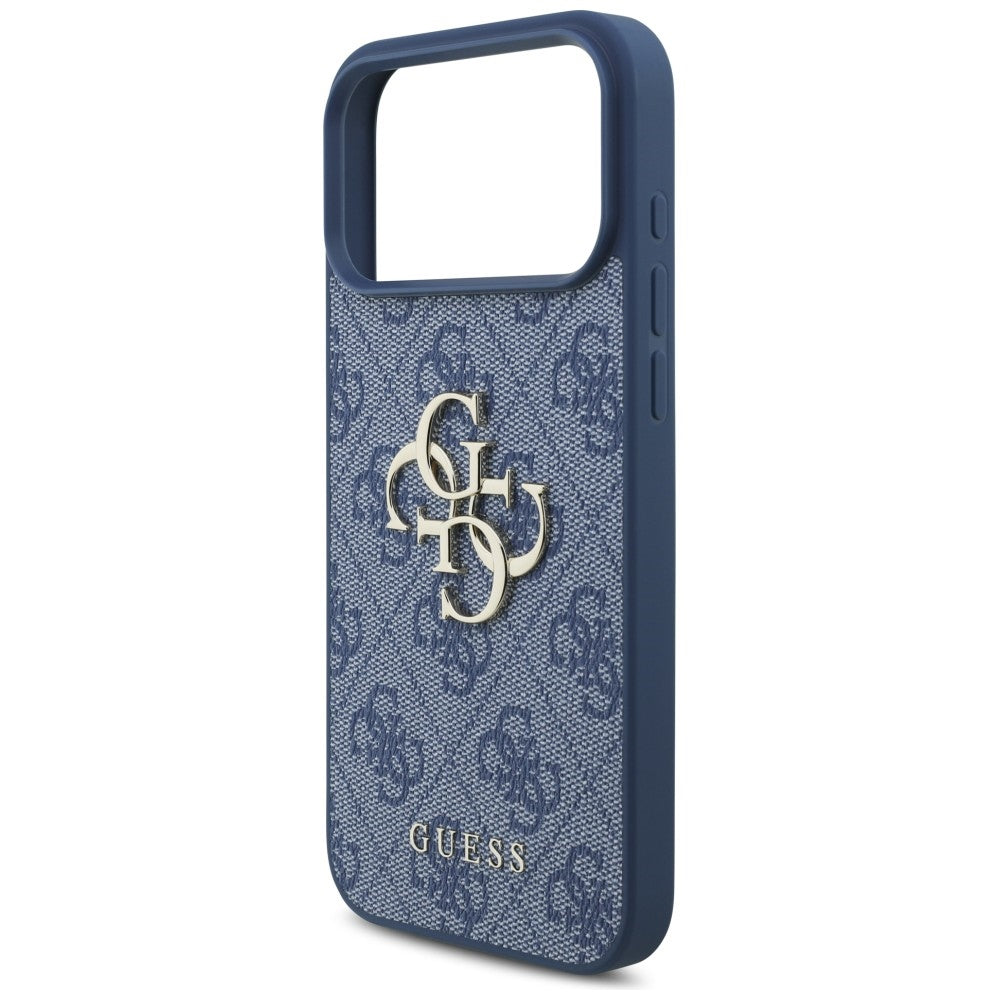 Guess iPhone 17 Pro Max/iPhone 18 Pro Max Kuori 4G Big Logo Sininen