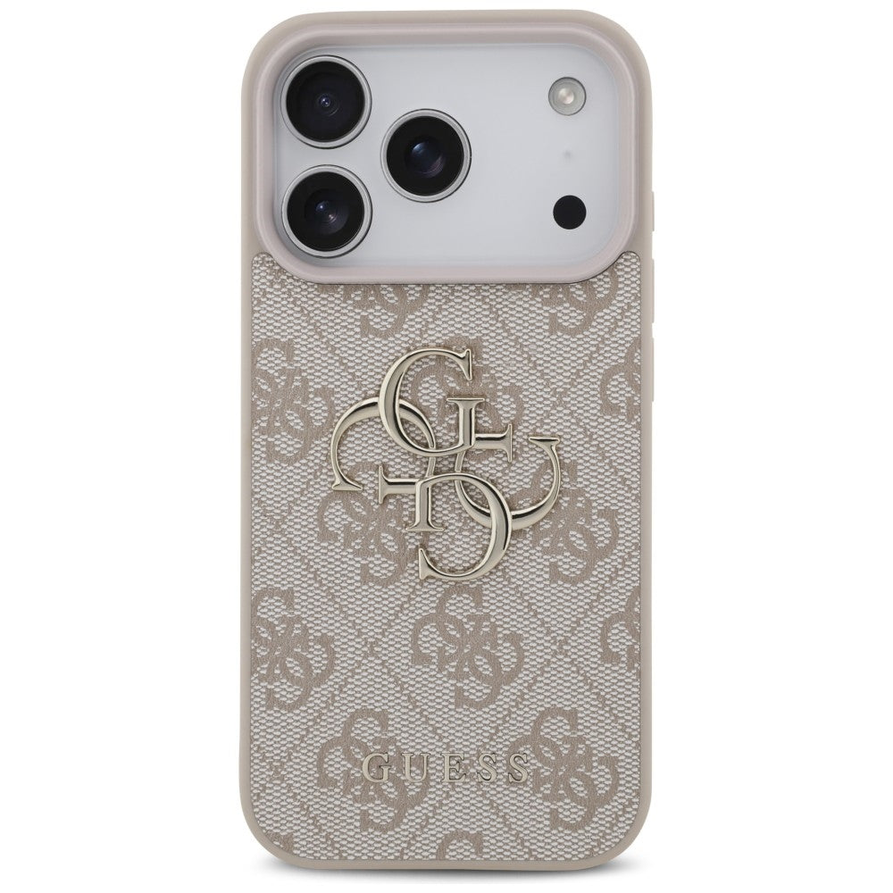 Guess iPhone 17 Pro/iPhone 18 Pro Kuori 4G Big Logo Vaaleanpunainen
