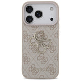 Guess iPhone 17 Pro/iPhone 18 Pro Kuori 4G Big Logo Vaaleanpunainen