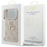 Guess iPhone 17 Pro/iPhone 18 Pro Kuori 4G Big Logo Vaaleanpunainen