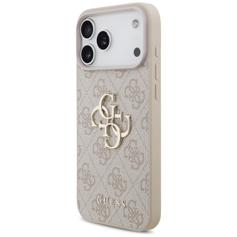 Guess iPhone 17 Pro Max/iPhone 18 Pro Max Kuori 4G Big Logo Vaaleanpunainen