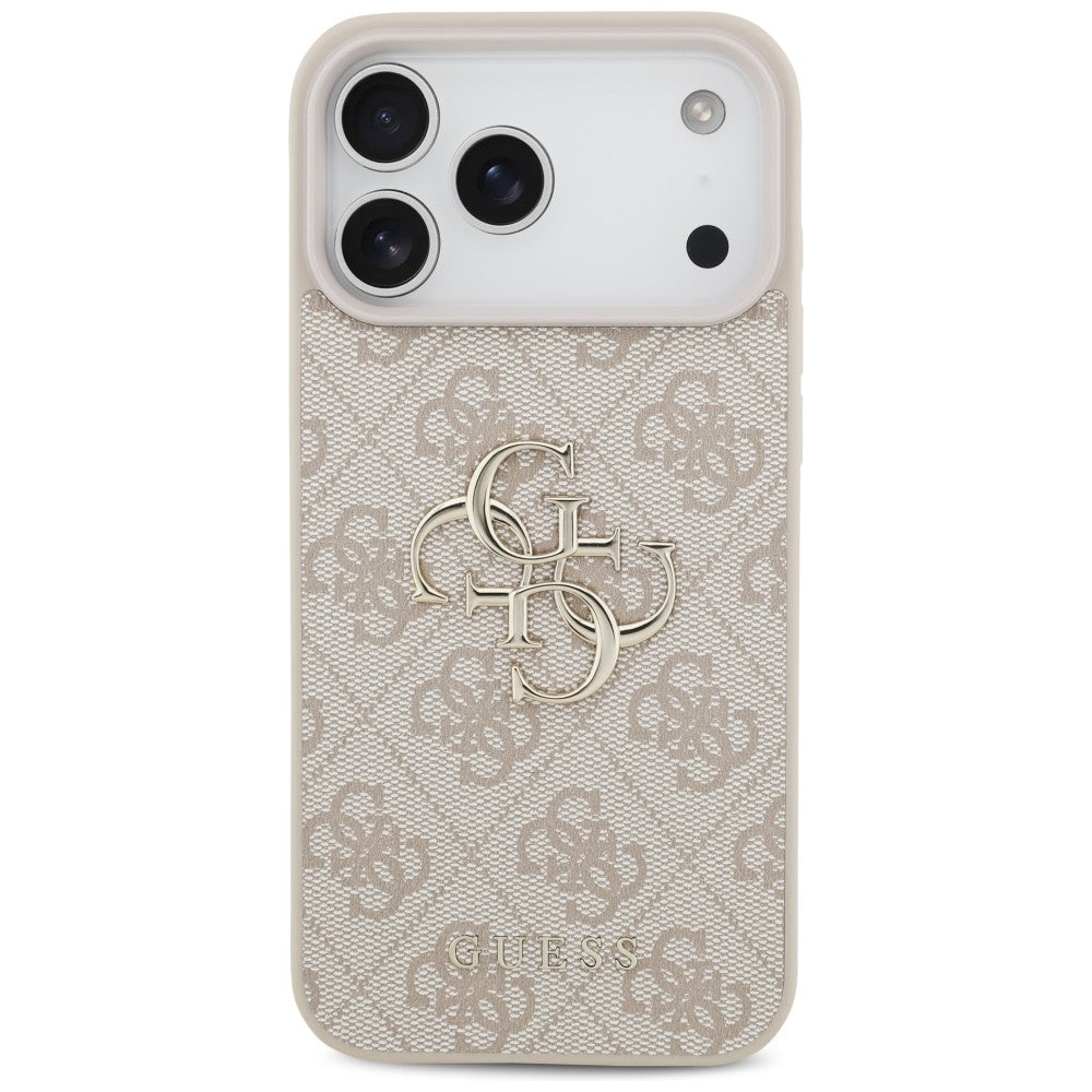 Guess iPhone 17 Pro Max/iPhone 18 Pro Max Kuori 4G Big Logo Vaaleanpunainen