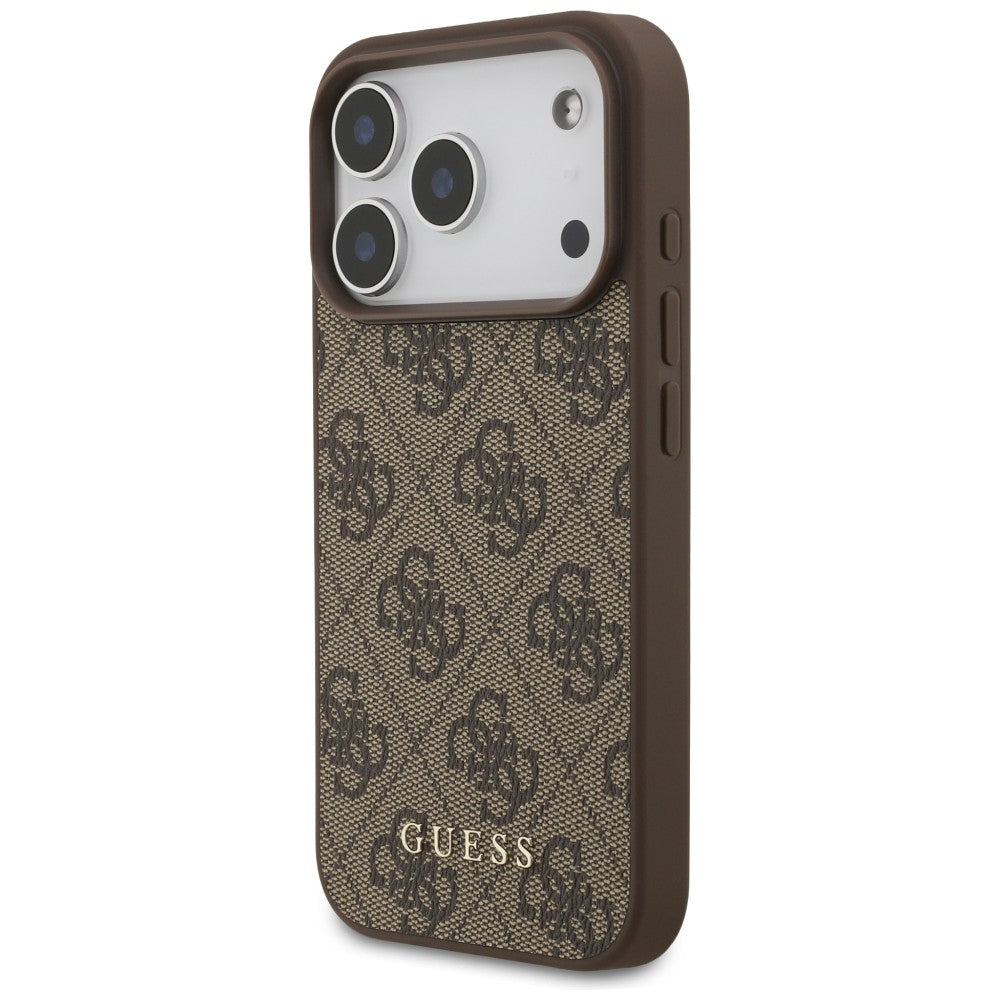 Guess iPhone 17 Pro/iPhone 18 Pro Kuori 4G Classic Ruskea