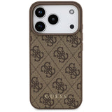 Guess iPhone 17 Pro/iPhone 18 Pro Kuori 4G Classic Ruskea