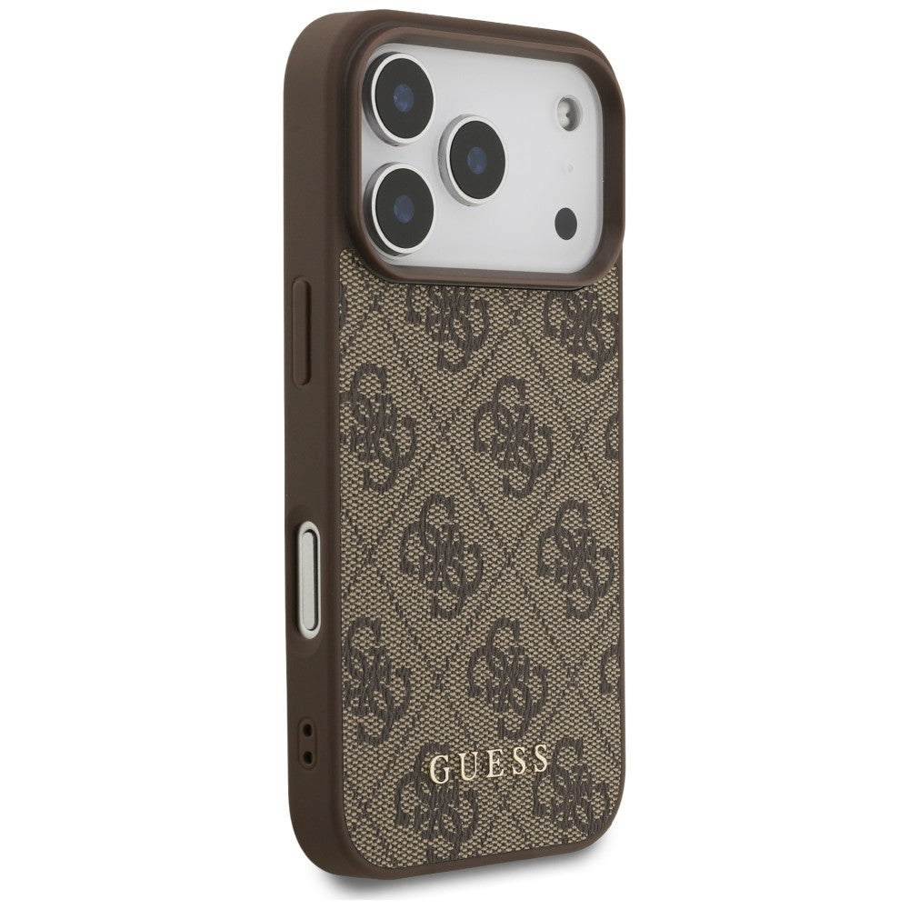 Guess iPhone 17 Pro/iPhone 18 Pro Kuori 4G Classic Ruskea