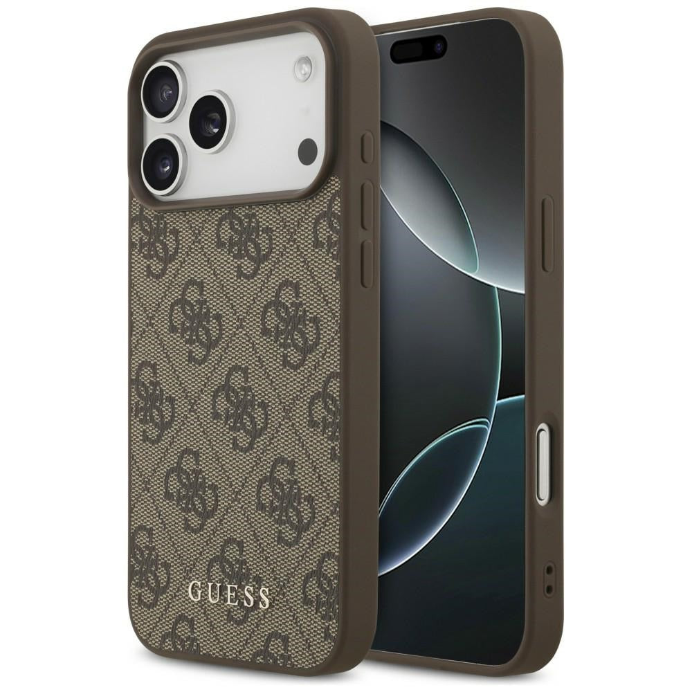 Guess iPhone 17 Pro Max/iPhone 18 Pro Max Kuori 4G Classic Ruskea