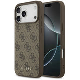 Guess iPhone 17 Pro Max/iPhone 18 Pro Max Kuori 4G Classic Ruskea